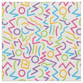 Memphis Retro kleurrijke Abstracte stijl Stof