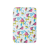 Memphis Retro Pattern Bathroom Mat (Voorkant Verticaal)