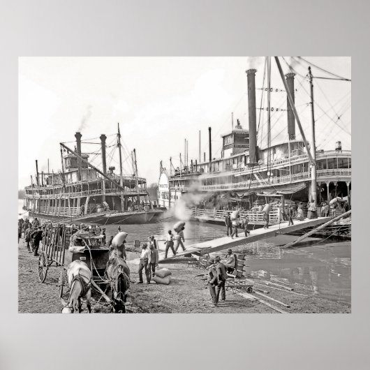 Memphis Riverboats Poster (Voorkant)