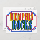 Memphis Rocks Briefkaart (Voorkant / Achterkant)
