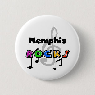 Memphis Rocks Ronde Button 5,7 Cm
