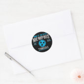 Memphis Ronde Sticker (Envelop)