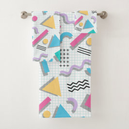 Memphis Shapes Bad Handdoek