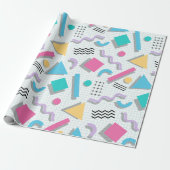 Memphis Shapes Cadeaupapier (Uitgerold)