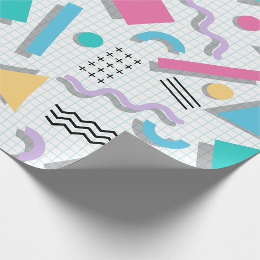 Memphis Shapes Cadeaupapier (Hoek)