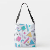 Memphis Shapes Crossbody Tas (Achterkant)