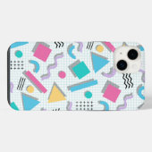 Memphis Shapes iPhone Hoesje (Achterkant horizontaal)