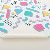 Memphis Shapes Sherpa Deken (3/4)