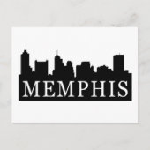 Memphis Skyline Briefkaart (Voorkant)