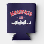 Memphis Skyline city – Est. 1819  Blikjeskoeler (Voorkant)
