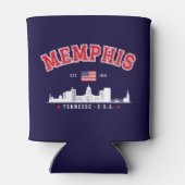 Memphis Skyline city – Est. 1819  Blikjeskoeler (Achterkant)