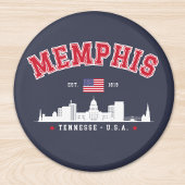 Memphis Skyline – Est. 1819 Southern Pride" Magneet