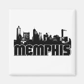 Memphis Skyline Magneet (Voorkant)