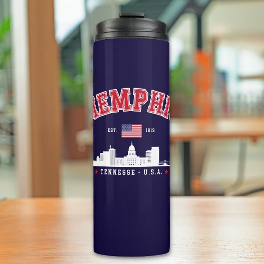 Memphis Skyline Modern Skyline City Thermosbeker