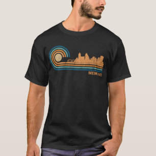 Memphis Skyline Retro Memphis Fan Tennessee T-shirt