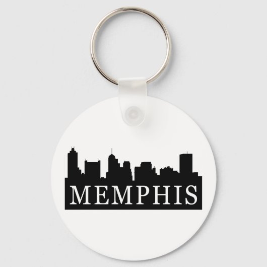Memphis Skyline Sleutelhanger (Voorkant)