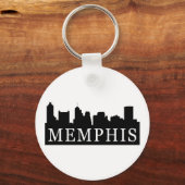 Memphis Skyline Sleutelhanger (Voorkant)