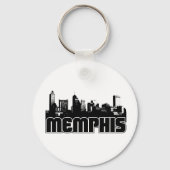 Memphis Skyline Sleutelhanger (Voorkant)