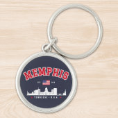 Memphis Skyline – Southern Pride" Sleutelhanger