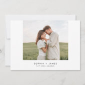 Memphis Skyline Wedding Save the Date Kaart (Achterkant)