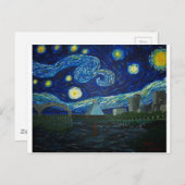 "Memphis Sterrennacht" van Jack Lepper Briefkaart (Voorkant / Achterkant)