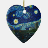 "Memphis Sterrennacht" van Jack Lepper Keramisch Ornament (Rechts)