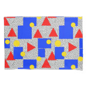 Memphis stijl geometrisch vet primaire kleur abstr kussensloop (Voorkant)