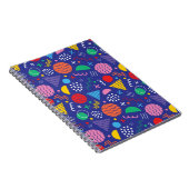 Memphis stijl patroon notitieboek (Rechterzijde)