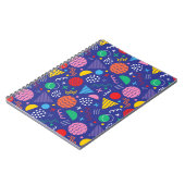 Memphis stijl patroon notitieboek (Linkerzijde)