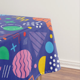 Memphis stijl patroon tafelkleed