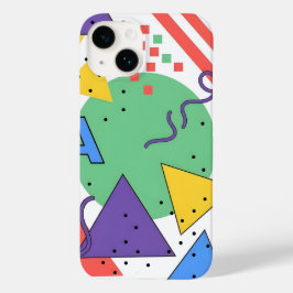 Memphis stijl telefoonhoes Dopamine decor vette ge Case-Mate iPhone 14 Hoesje