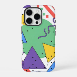 Memphis stijl telefoonhoes Dopamine decor vette ge iPhone 16 Pro Hoesje