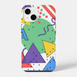 Memphis stijl telefoonhoes Dopamine decor vette ge iPhone 14 Hoesje