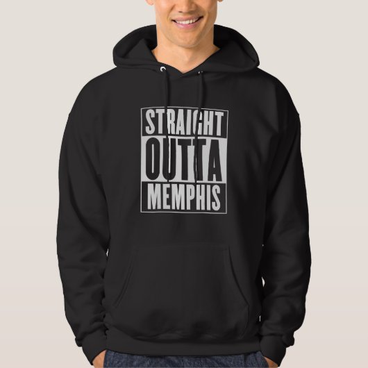 Memphis - Straight Outta Memphis Hoodie (Voorkant)