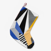 Memphis Style: Creatieve geometrische collage. Kleine Kerstsok (Voorkant (Hangend))