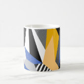 Memphis Style: Creatieve geometrische collage. Koffiemok (Center)