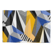 Memphis Style: Creatieve geometrische collage. Kussensloop (Achterkant)