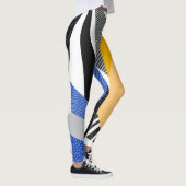 Memphis Style: Creatieve geometrische collage. Leggings (Rechts)