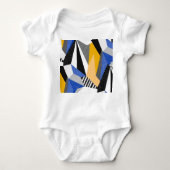 Memphis Style: Creatieve geometrische collage. Romper (Voorkant)