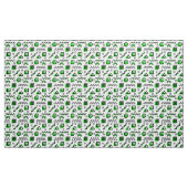 Memphis Style Geometric Pattern 110719 - Green Stof (Yard (91,4 cm))