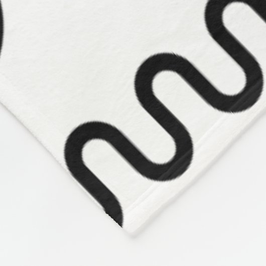 Memphis Style Geometric Pattern 110719 - Sky Blue Fleece Deken (Hoek)