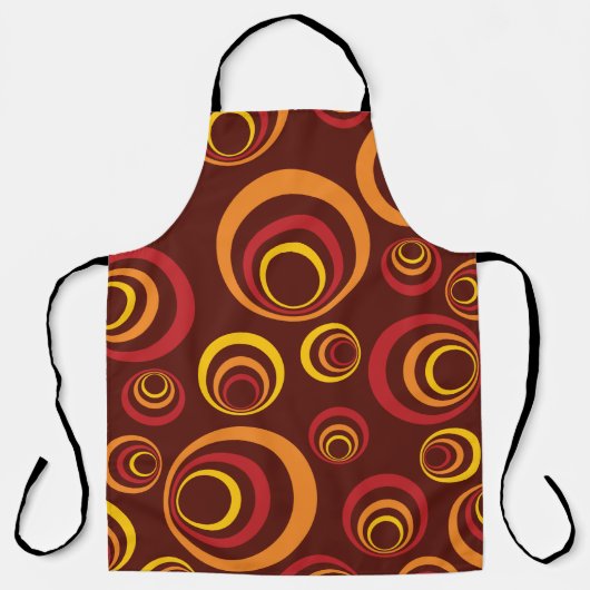 Memphis style. Retro patroon, pop art achtergrond. Schort (Voorkant)
