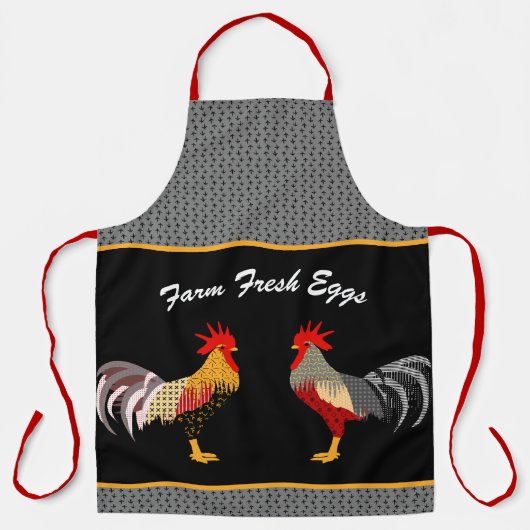 Memphis Style Rooster Schort (Voorkant)