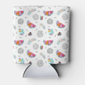 Memphis Style Tropical Summer Pattern Blikjeskoeler (Voorkant)