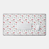 Memphis Style Tropical Summer Pattern Bureaumat (Keyboard & Muis)