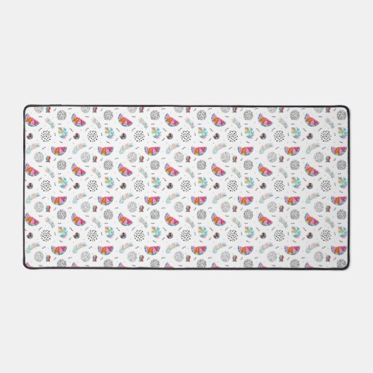 Memphis Style Tropical Summer Pattern Bureaumat (Voorkant)