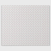 Memphis Style Tropical Summer Pattern Cadeaupapier (Vlak)