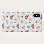 Memphis Style Tropical Summer Pattern Case-Mate iPhone Case (Achterkant (horizontaal))