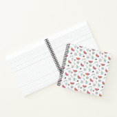 Memphis Style Tropical Summer Pattern Notitieboek (Binnen)