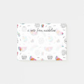Memphis Style Tropical Summer Pattern Post-it® Notes (Voorkant)